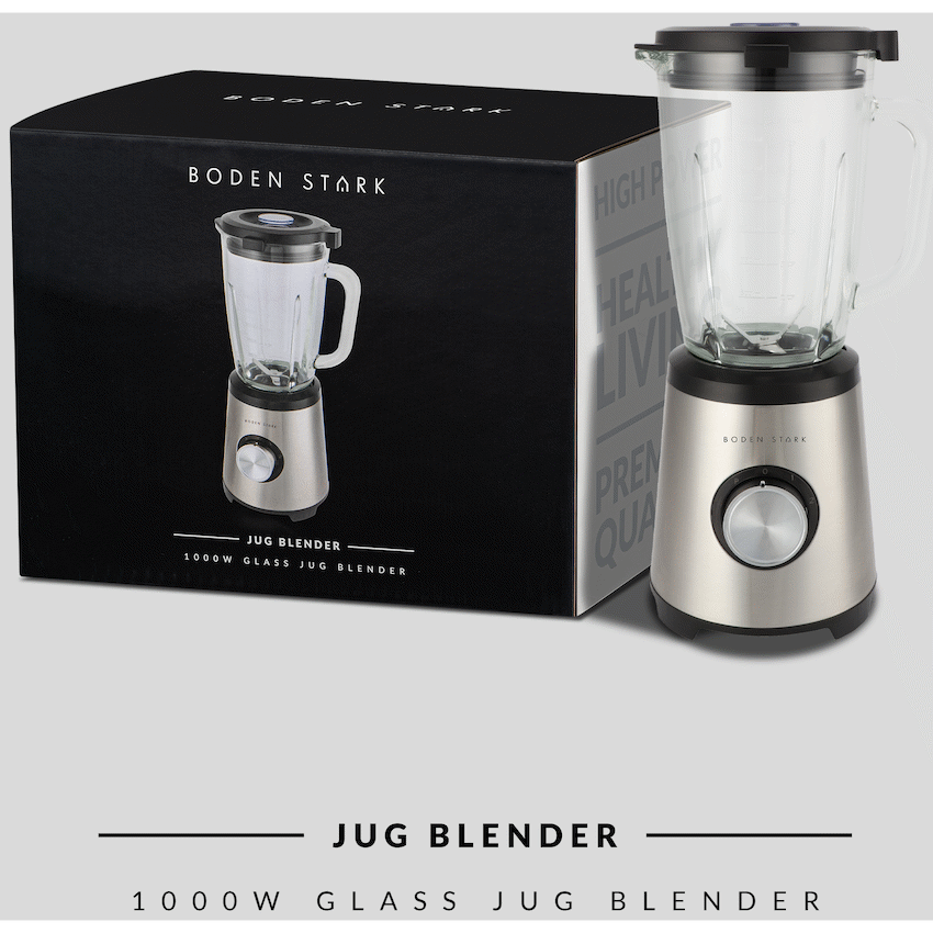 Boden Stark 1000w Glass Jug Blender - Image 4